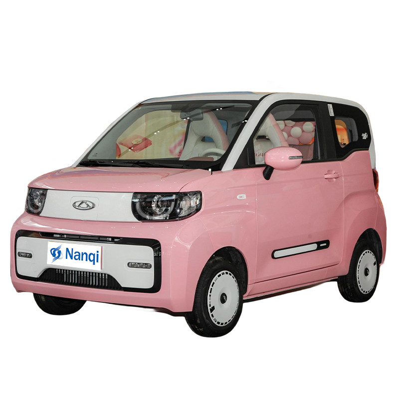 Mini 4 zitplaatsen Chery QQ ijs EV Pure elektrische auto Nieuwe energievoertuigen
