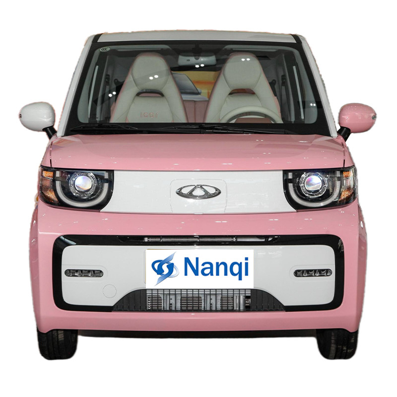 Mini 4 zitplaatsen Chery QQ ijs EV Pure elektrische auto Nieuwe energievoertuigen