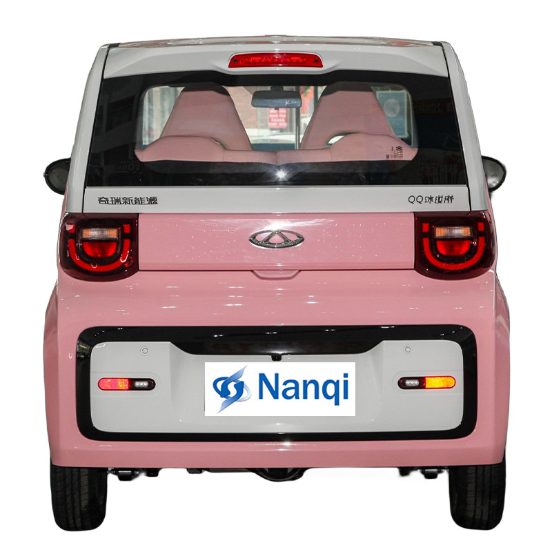 Mini 4 zitplaatsen Chery QQ ijs EV Pure elektrische auto Nieuwe energievoertuigen
